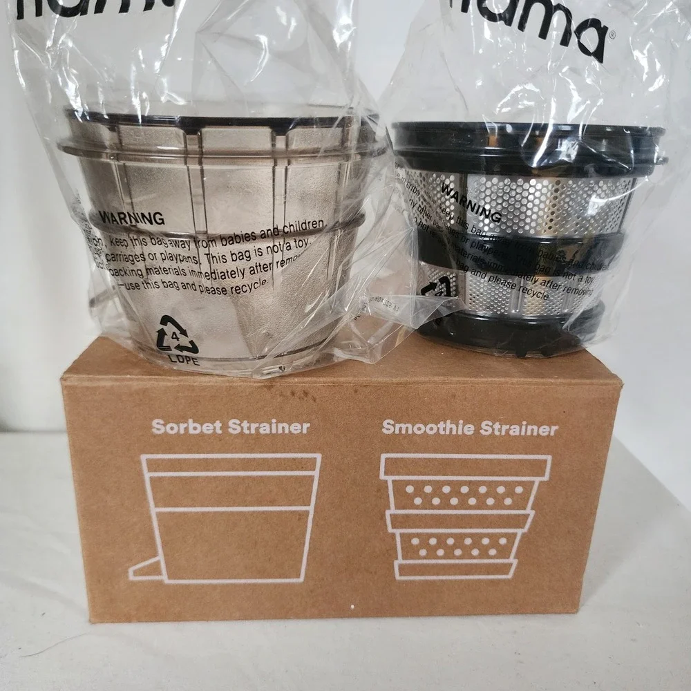New in Box Nama Sorbet And Smoothie Strainer Set